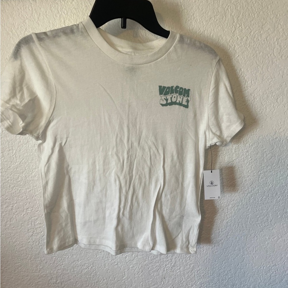 Volcom White Graphic Tee